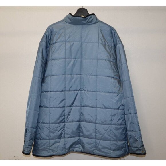 Vintage Nike 2XL Blue Hooded Windbreaker Jacket Full Zip Removable Liner 2-in-1 - Picture 5 of 16